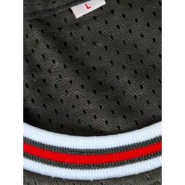 Chicago Basketball Jersey - Black Sleeveless Moisture-Wicking Lightweight Breathable Mesh, Loose Fit with Chicago 23 Design, Asymmetrical Hem for Men & Teens, All-Season Casual & Sports Wear, Streetwear Fashion, Durable Embroidery