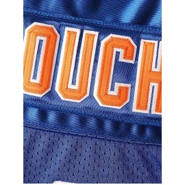 [Everyday Comfort] Men's #9 Blue American Football Jersey, V-Neck,, Polyester, Sizes S-XXXL - Ideal for Team Sports, Casual Wear & Training