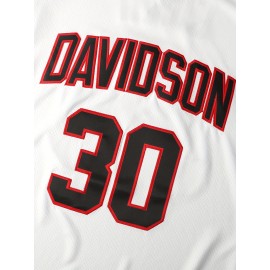 Men'S #30 White Vintage Basketball Jeresys Stitched Name And Number S-3XL