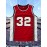 Men'S # 32 Classic Red Retro Embroidered Sleeveless Basketball Shirt - Breathable And Moisture Absorbing, Perfect For Team Training And Competitions, Sizes From S-XXXL