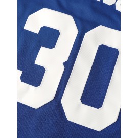 Men'S #30 Vintage Baseball Jersey Stitched Movie Baseball Jersey Blue S-3XL