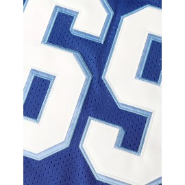 Billy Bob #69 Varsity BluesWest Canaan HS FootballJersey Stitched Mesh Shirt