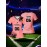 Customized Name & Number Women's V-Neck Football Jersey - Breathable Quick-Dry Moisture-Wicking Pink/Black with Football Graphic & Number 06 Design for Team Training, Fitness, Casual Wear, Football Accessories, Comfortable Fit