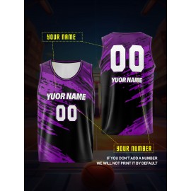 Purple and Black